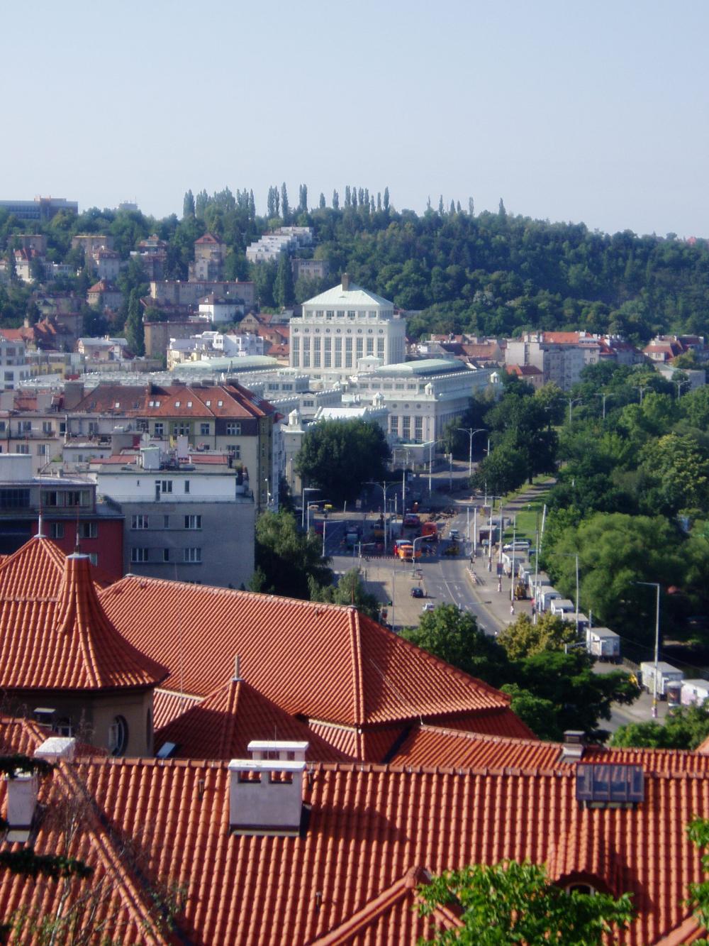 Pohled na Podolskou vodárnu