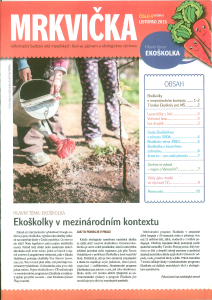 informační bulletin Mrkvička, č. 4/2015