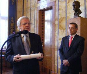 20.8.09-Z předání Ceny Antonína Dvořáka v rezidenci primátora