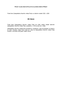 Počet členů ZHMP 2022-2026