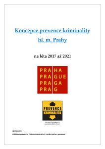 Koncepce prevence kriminality hl. m. Prahy na léta 2017 až 2021