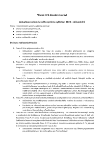 Aktualizace celoměstského systému cyklotras 2024 &#8211; odůvodnění