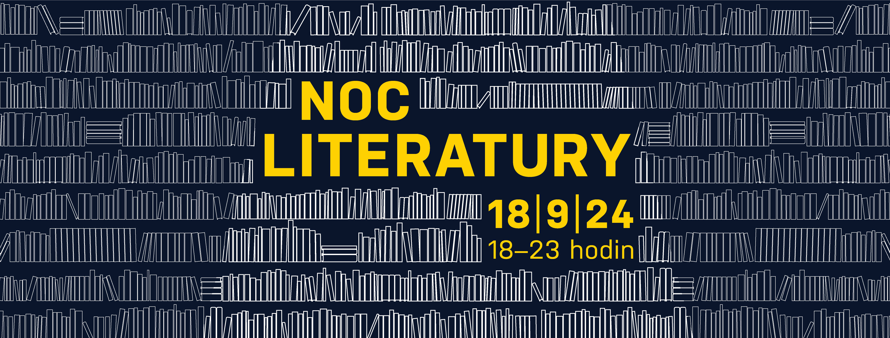 Vizuál Noci literatury 2024