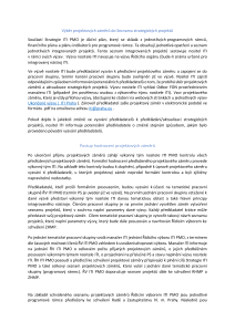 Výběr projektových záměrů do Seznamu strategických projektů