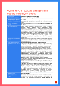 Výzva č. 8_2025_Energetické úspory veřejných budov