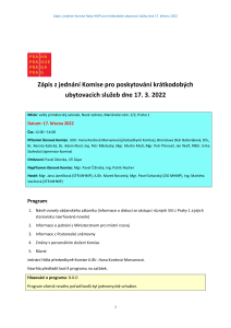 3496455_Zápis z jednání Komise Rady hl. m. Prahy pro poskytování krátkodobých ubytovacích služeb ze dne 17. 3. 2022