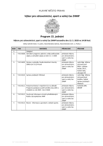 Pozvánka na jednání výboru, které se koná dne 13. 5. 2020​