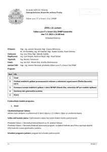 Zápis z 25. jednání výboru, ze dne 7. 9. 2021