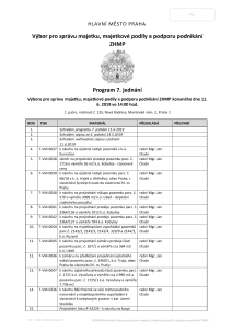 Pozvánka na jednání výboru, které se koná dne 11. 6. 2019​