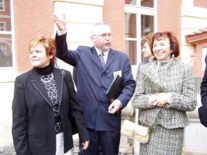 461430_Radní Hana Halová navštívila společně s Livií KlausovouÚSP Terezín