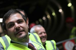 914568_2011-06-18 - Křest druhého stroje pro ražbu pražského metra jménem Adéla