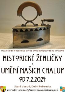 Historické žehličky a umění našich chalup