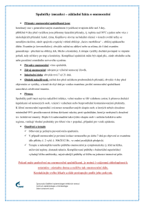 Spalničky (measles) &#8211; základní fakta o onemocnění