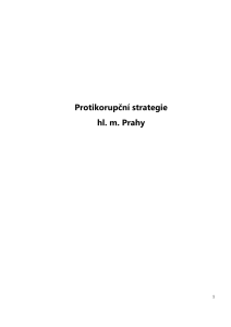 Protikorupční strategie hl. m. Prahy