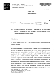 Poskytnutá informace na základě žádosti paní Kauerové II.