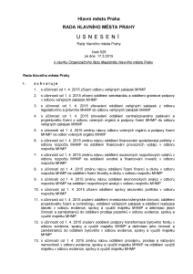 Usnesení Rady hlavního města Prahy číslo 528 k návrhu na změnu Organizačního řádu Magistrátu hlavního města Prahy ze dne 17.3.2015