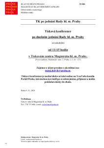 241104 - Avízo - TK po jednání RHMP