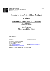 Konference Elektromobilita 2018