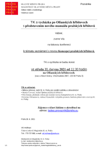 TK a vycházka po Olšanských hřbitovech s představením nového manuálu pražských hřbitovů