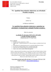TK: Spuštění fotovoltaické elektrárny na střechách Pražské strojírny
