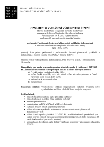 pořizovatel / pořizovatelka územně plánovacích podkladů a dokumentací v odboru územního plánu (2 pracovní místa)