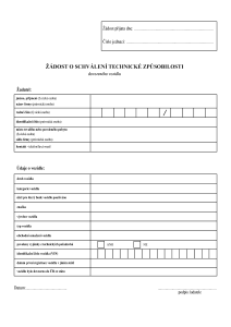 3614297_Žádost o schválení technické způsobilosti
