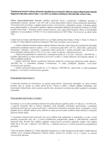Přehled kontrol za odbor DSC rok 2021