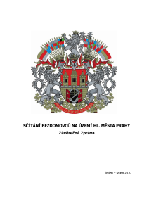 Sčítání bezdomovců na území hl. m. Prahy (2010)