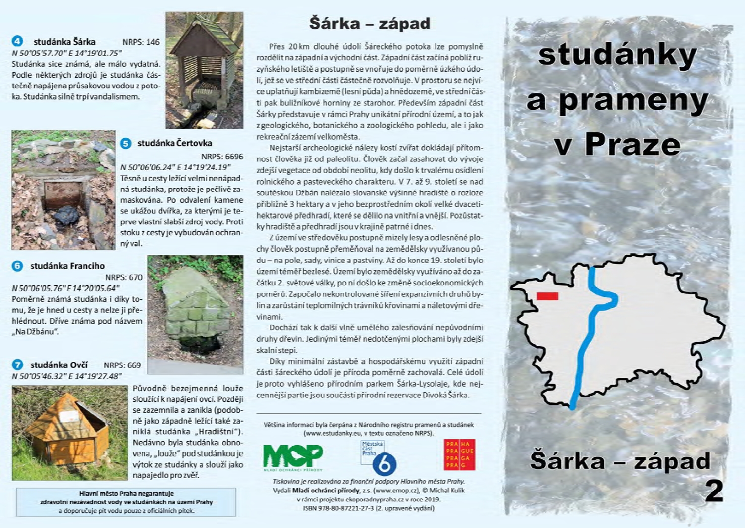 2958543_informační materiál Studánky a prameny v Praze, č.2 - Šárka-západ, ilustrační obr.