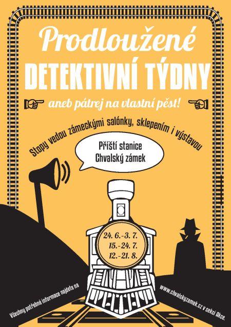 Plakát Detektivního týdne na zámku