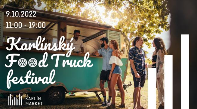 Plakát Karlínského food truck festivalu