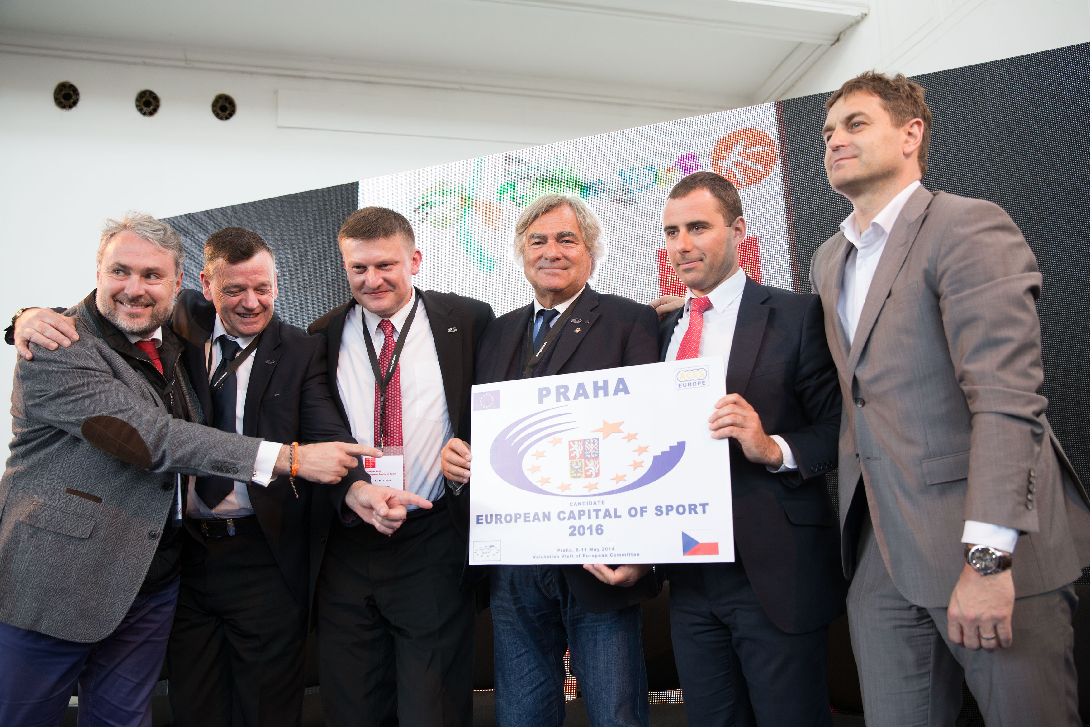 Tisková konference ke kandidatuře Prahy na Evropské hlavní město sportu 2016