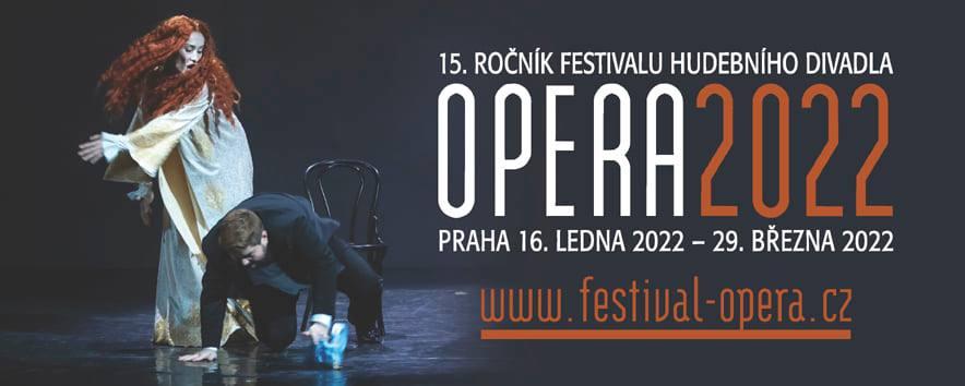 Vizuál 15. ročníku Festivalu hudebního divadla Opera 2022