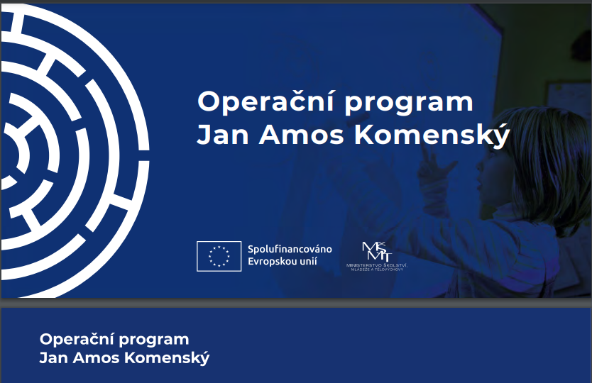 Vizuál Operačního programu Jan Amos Komenský