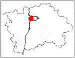 orientační mapka (poloha v Praze) - Letenské sady