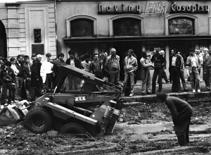 Před Slovanským domem I - foto Jaroslav Kučera