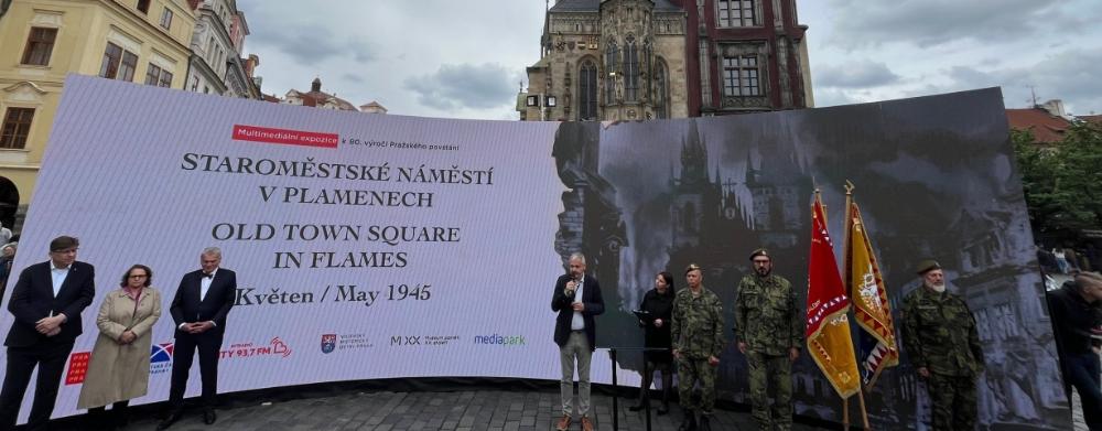 Ze zahájení projektu Staroměstské náměstí v plamenech